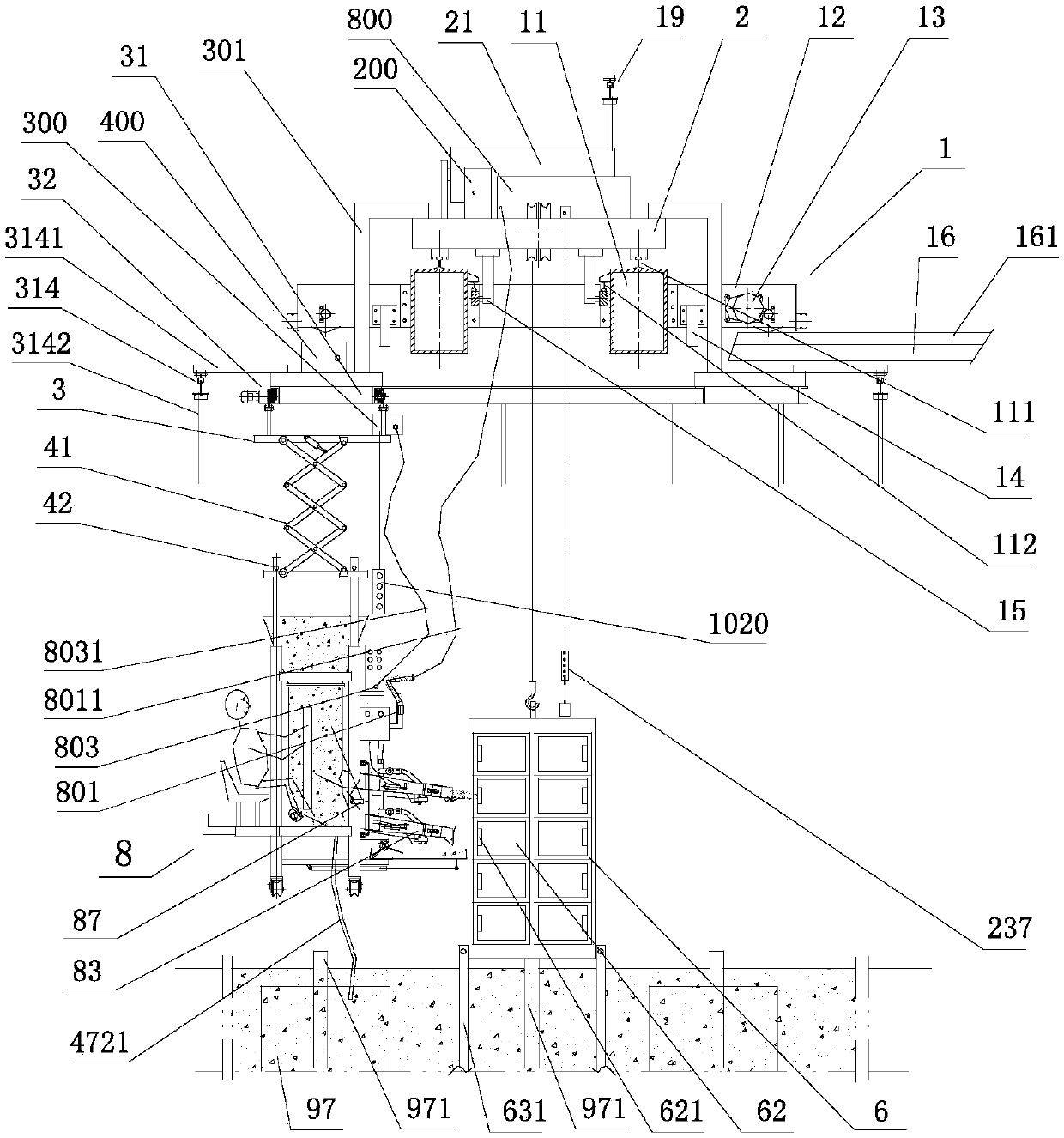 Water culture feeding equipment with weighing feeding machine and annular tracks