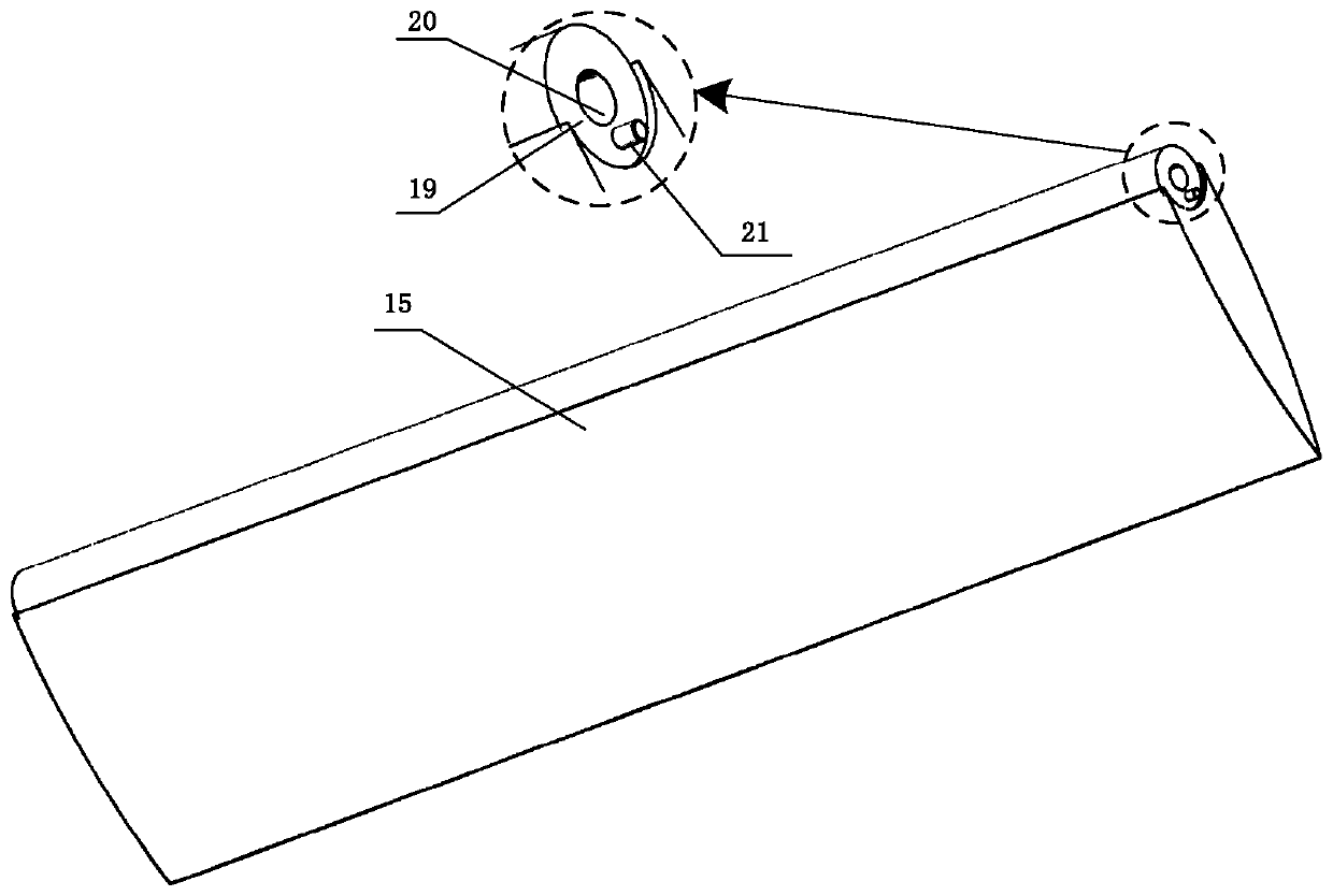 A self-adaptive suppression device for vortex-induced oscillation of underwater vehicle