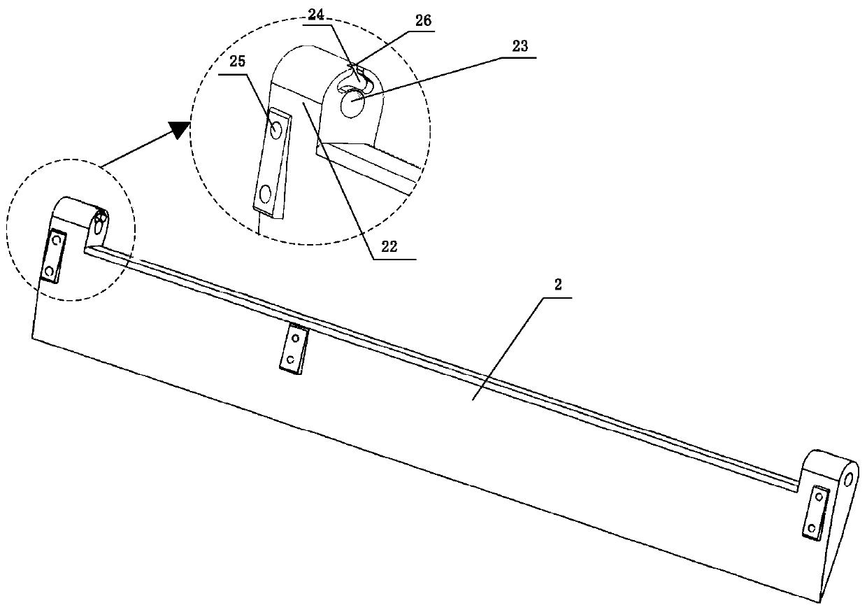 A self-adaptive suppression device for vortex-induced oscillation of underwater vehicle