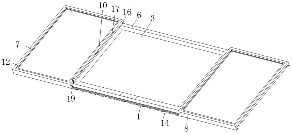 Resin frame lighting device for mirror with LED lamp