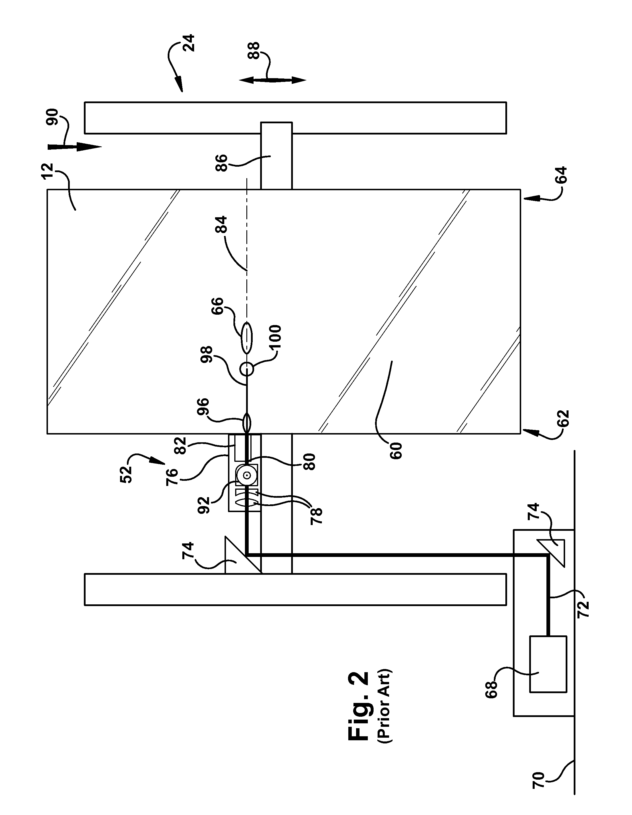 Preventing gas from occupying a spray nozzle used in a process of scoring a hot glass sheet