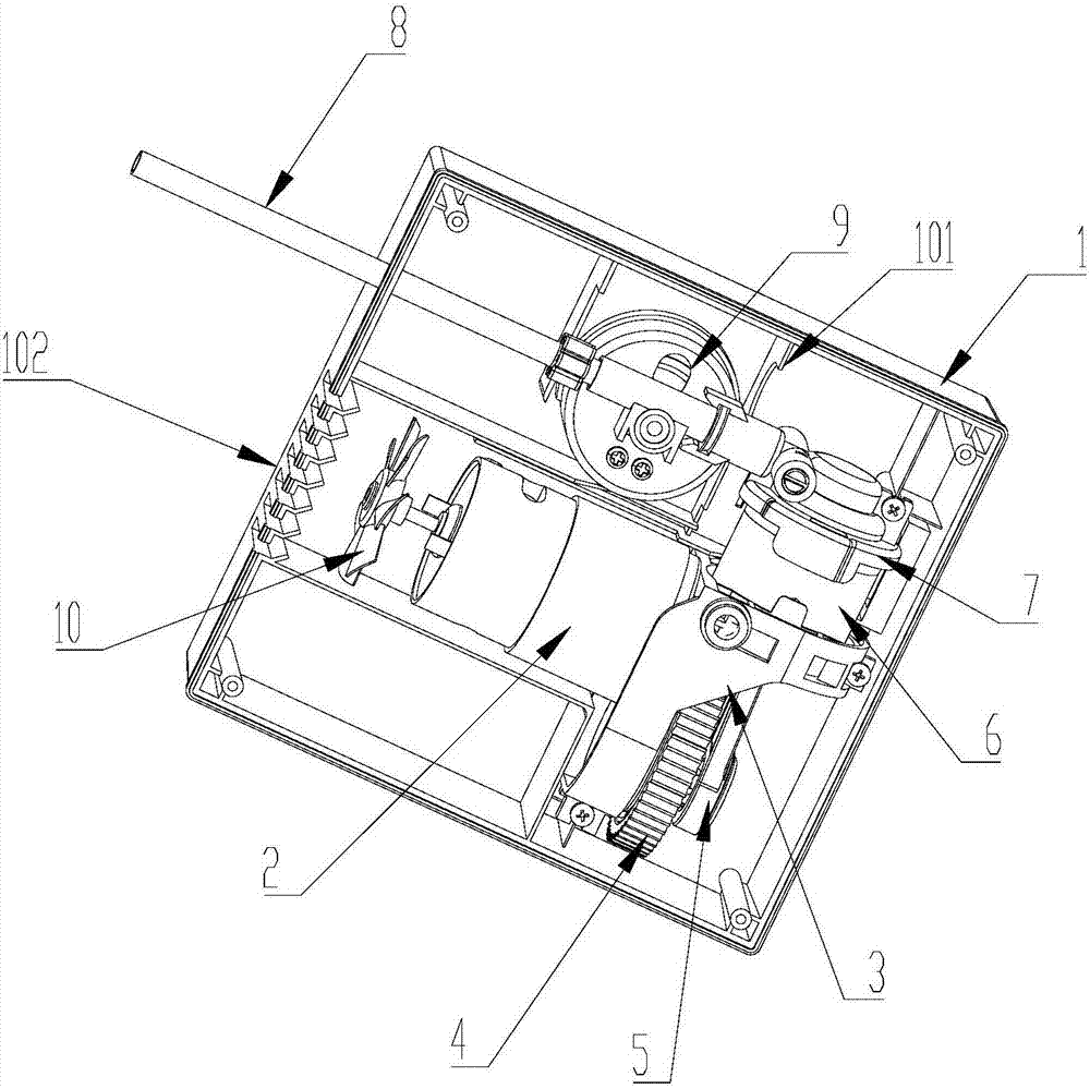 Novel plastic air pump machine core