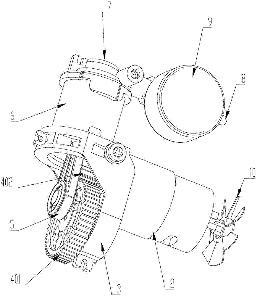 Novel plastic air pump machine core