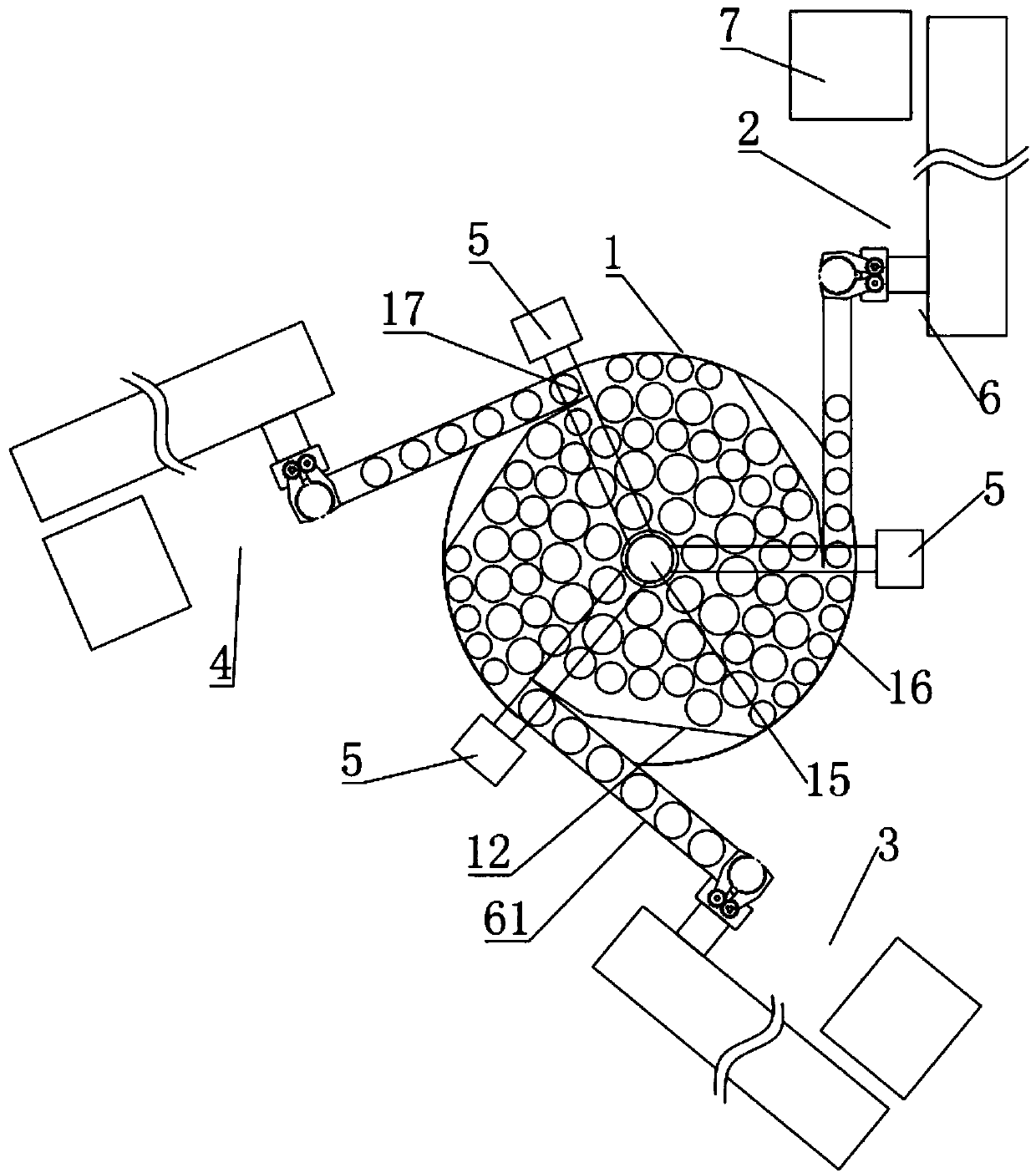 Cold finishing production line for gears of multiple specifications and machining process thereof