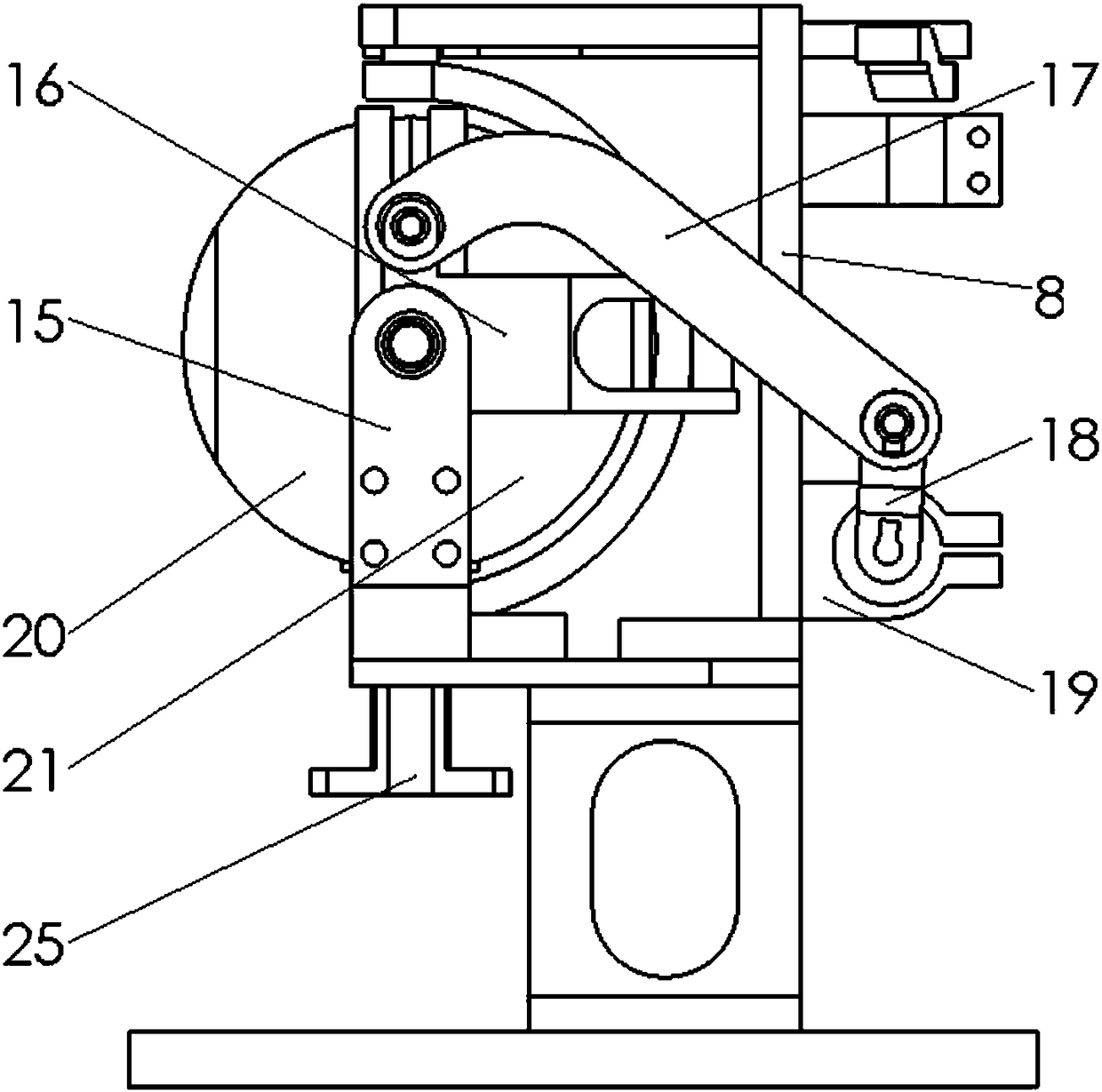 Three degrees of freedom bionic eye based on serial and parallel control