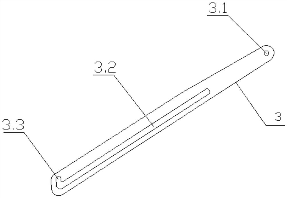 Folding supporting leg with auxiliary supporting structure