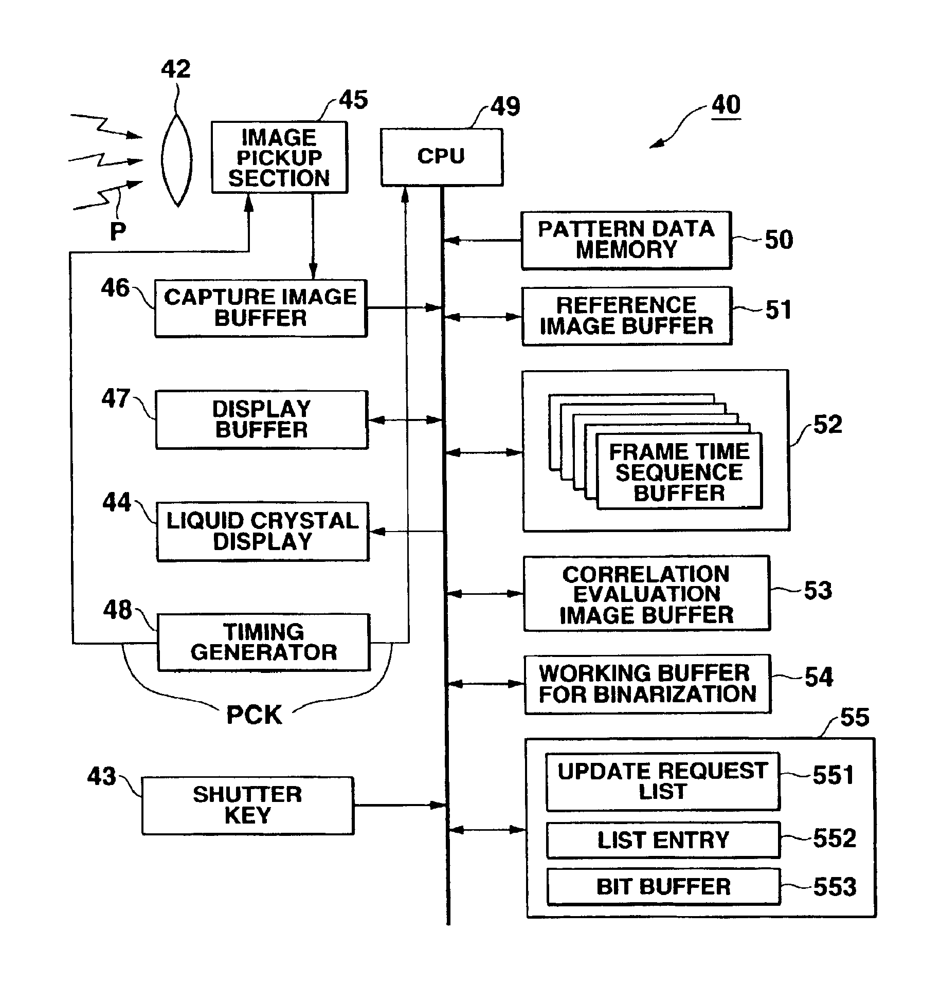 Information transmission system using light as communication medium, information transmission method, image pickup device, and computer programmed product