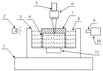 Method and device for preparing microchannel in glass material