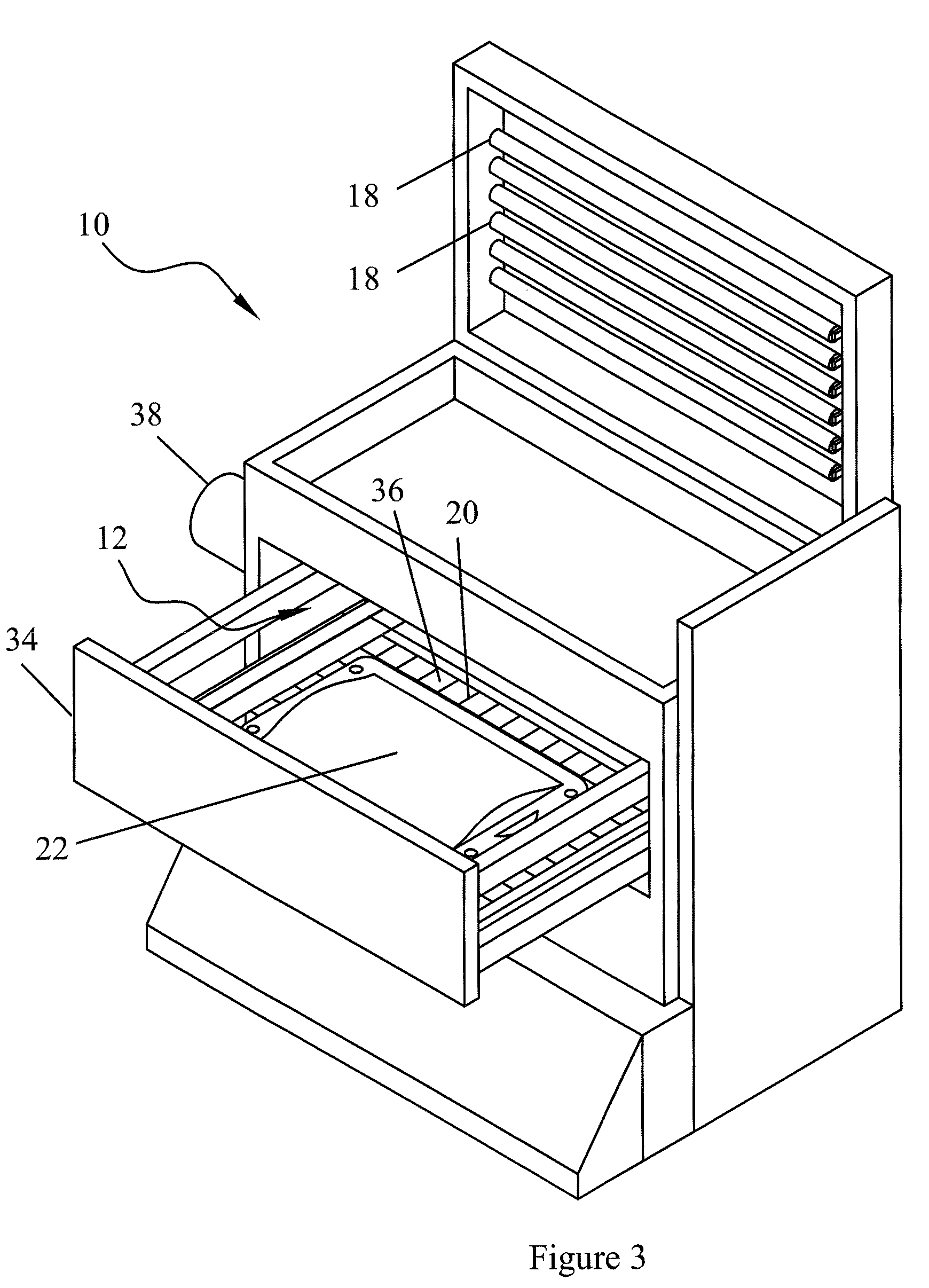 Apparatus for photo reduction of contaminants in blood and blood products with calibration means