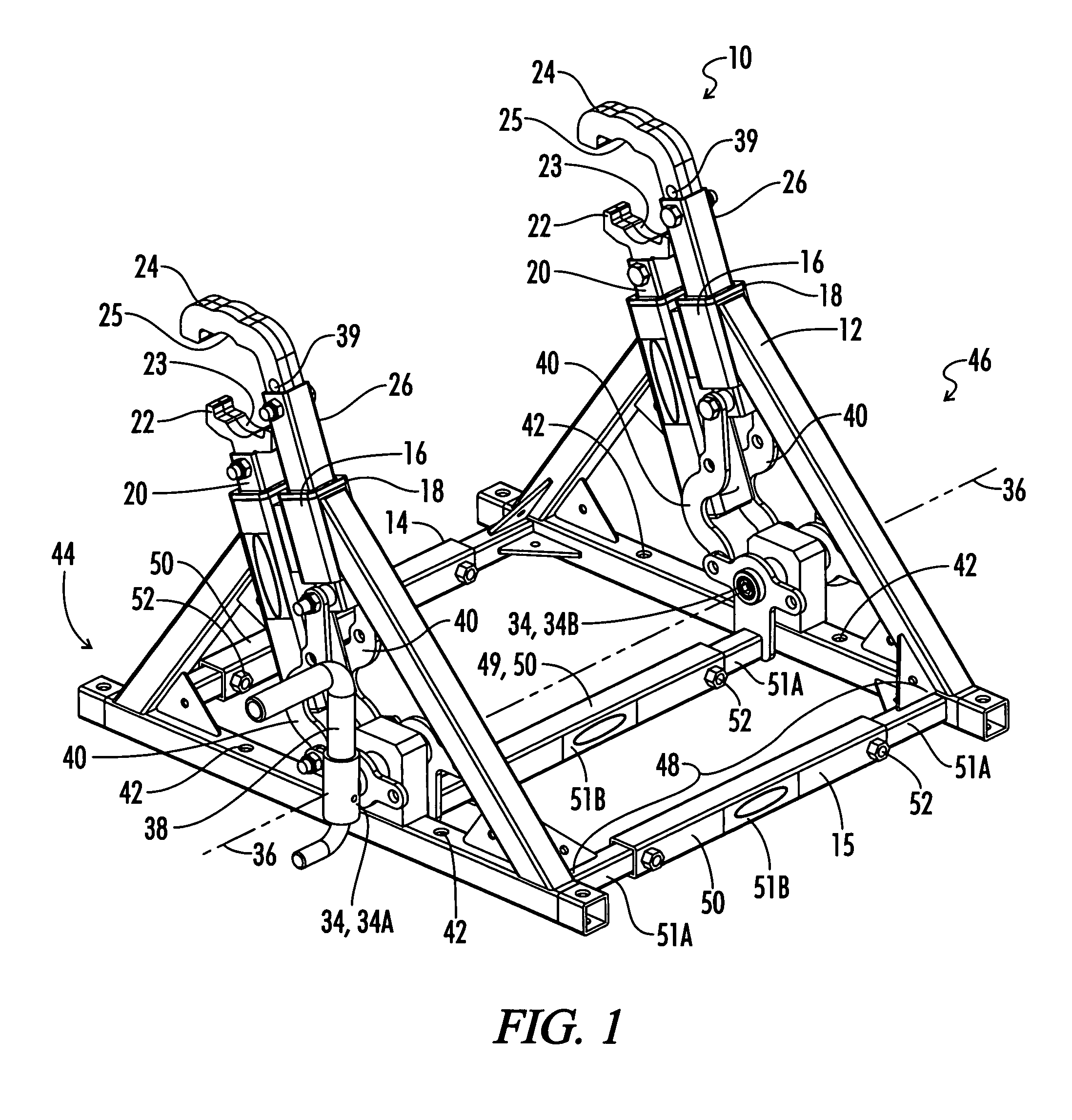 Motorcycle stand for motorcycle transport