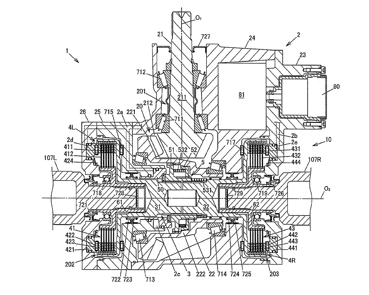 Driving force distribution apparatus