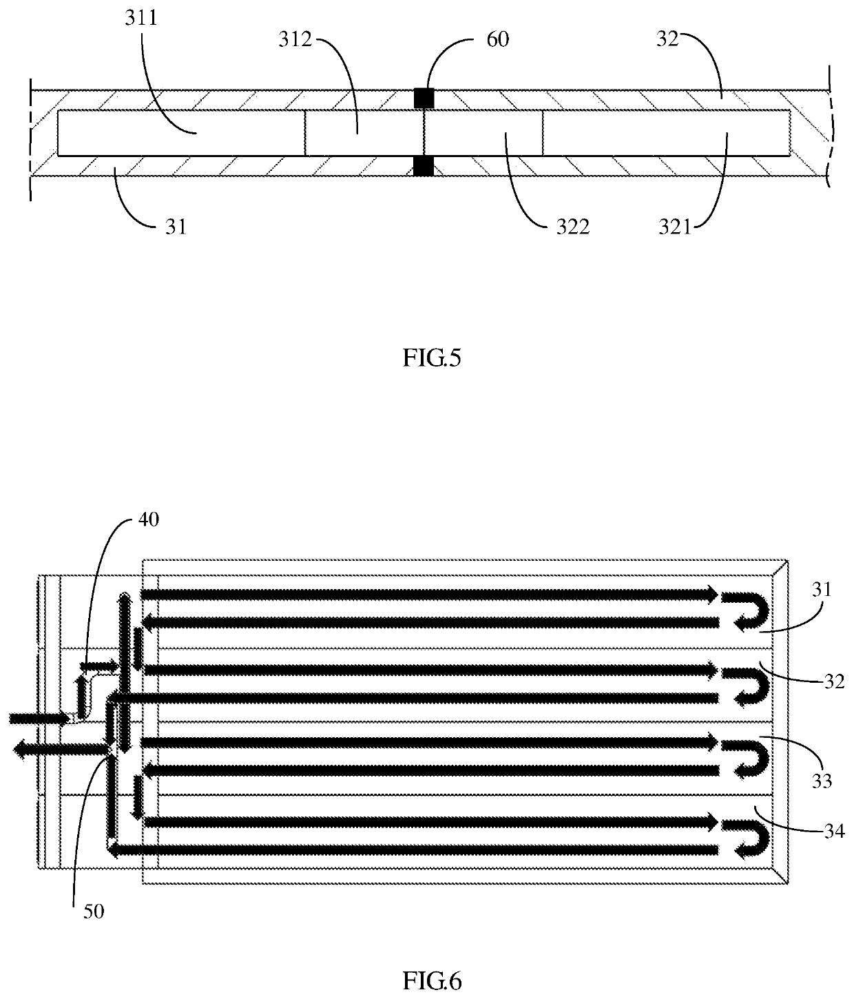 Cooling device for power battery system, power battery system and vehicle