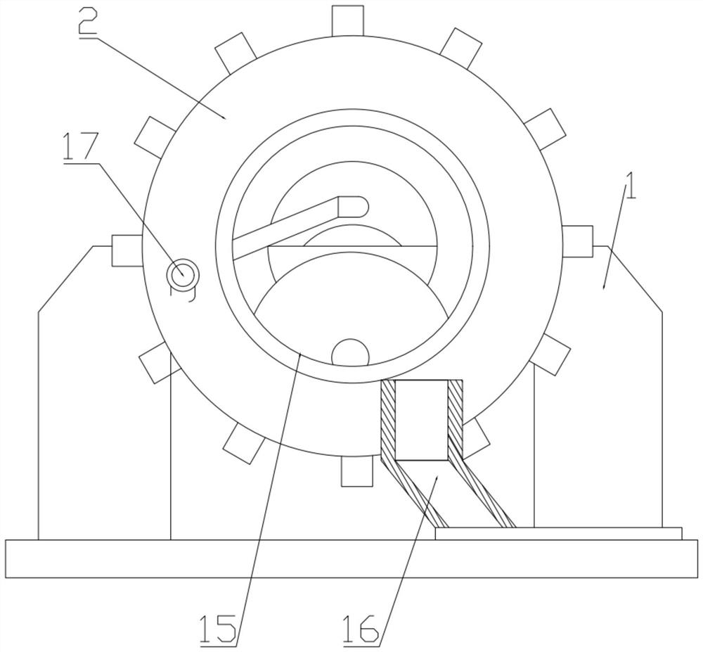 A black-spotted frog frog meat processing device