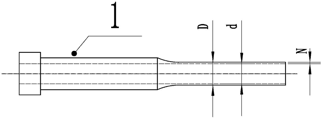 High-precision thin-wall push pipe machining technology and casing tool