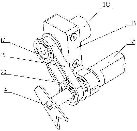 Turning tool geometric angle measurement test bench