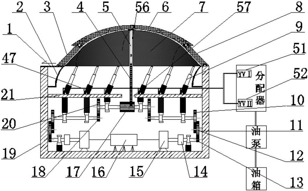 Flexible, buffering, energy-absorption and power-generation type strain deceleration strip for vehicles