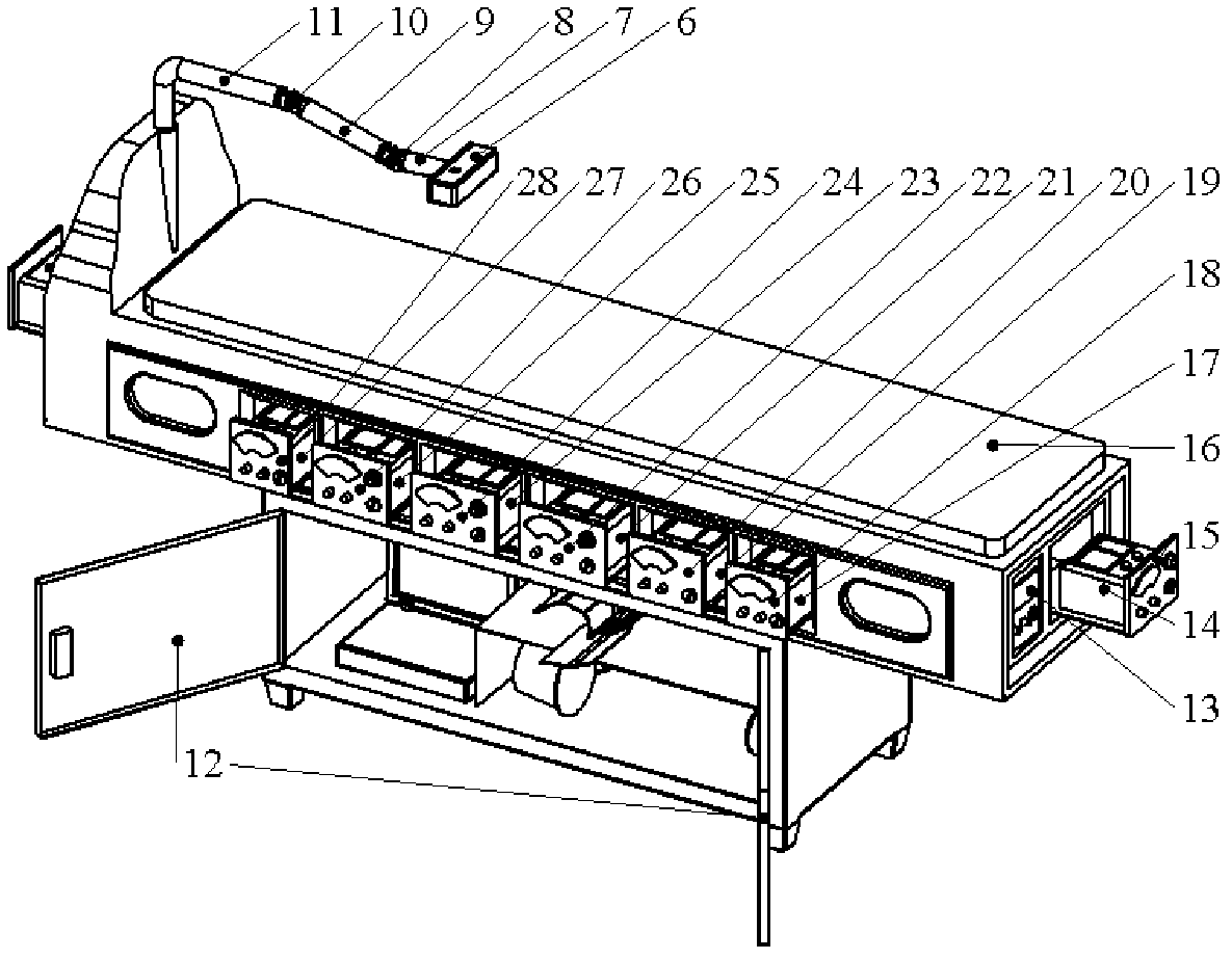 Bone trauma auxiliary diagnosing treatment platform