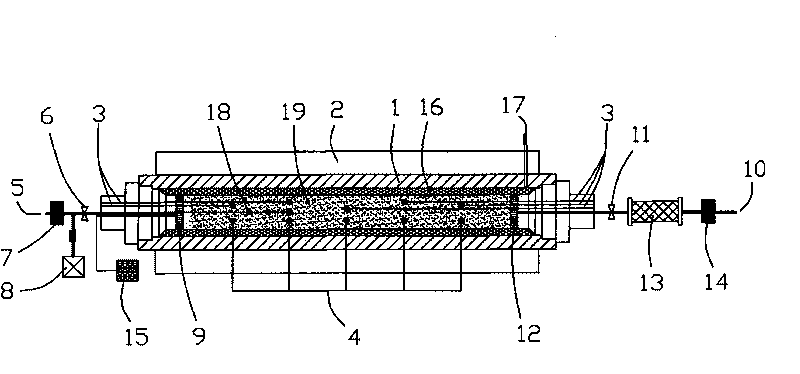 Device and method thereof for testing synthesis and decomposition parameters of hydrate sediment