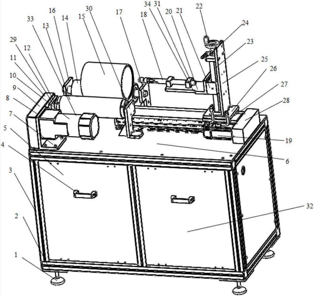 Spraying device for inner surfaces of pipe fittings