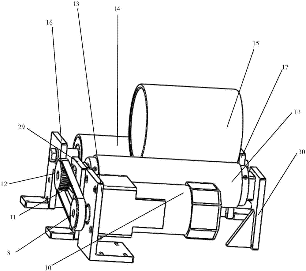 Spraying device for inner surfaces of pipe fittings