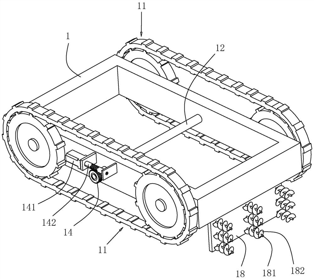 Water conservancy ditch excavation device and construction method thereof