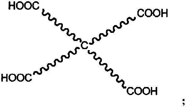 PET sheath core fiber containing metal modified cross ester compound and preparation method thereof