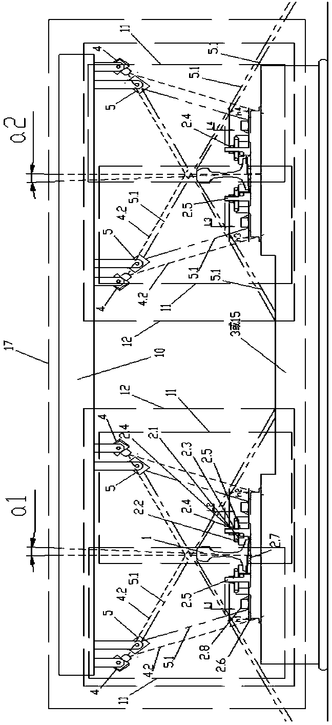 Static railway track assembly overall dimension and damage optical detection system