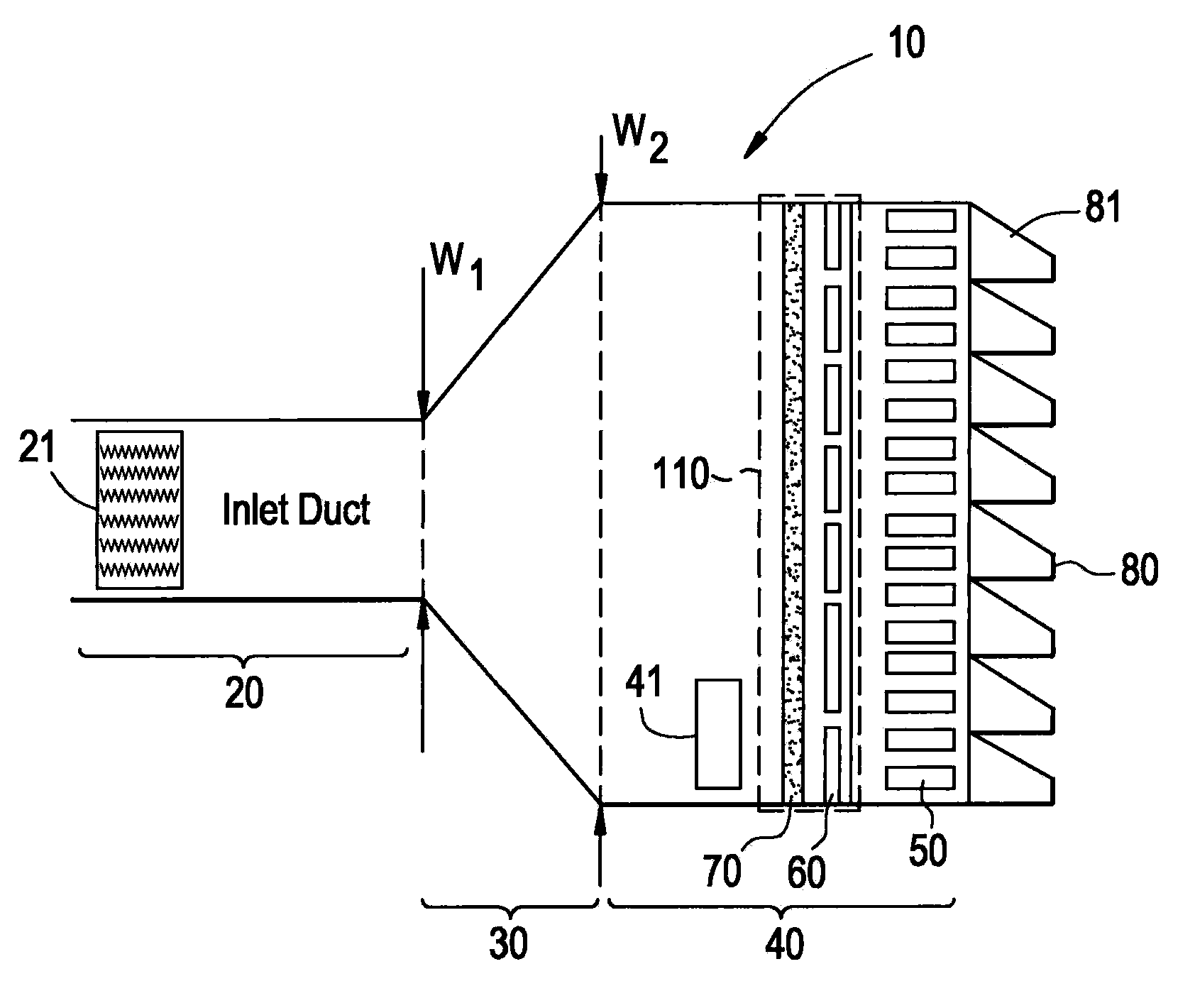 Filtration system for gas turbines