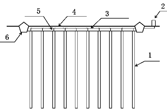 Foundation treatment method adopting water penetration pile in combination with vacuum preloading