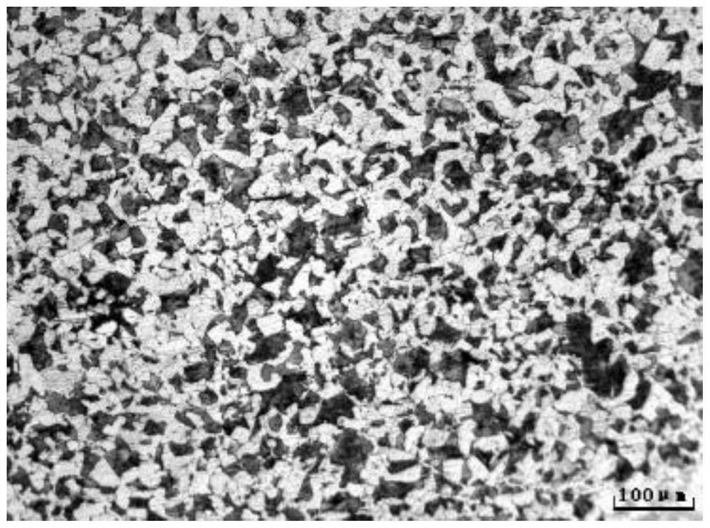 Rolling process capable of eliminating 20MnCr5 steel as-rolled mixed crystal structure