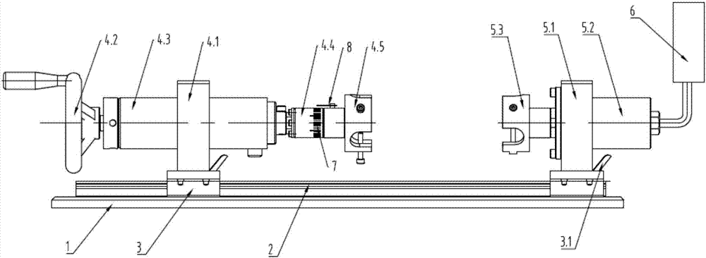 Rock anisotropy measuring clamp and measuring method thereof