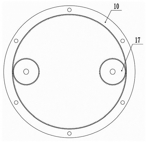 Turbulence fluctuation type stirring device for mixing water-based zinc-rich coating