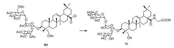 Novel alpha-hederin derivative and preparation method and use thereof