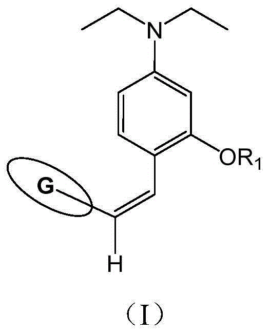 Organic second-order nonlinear optical chromophore, synthetic method and application