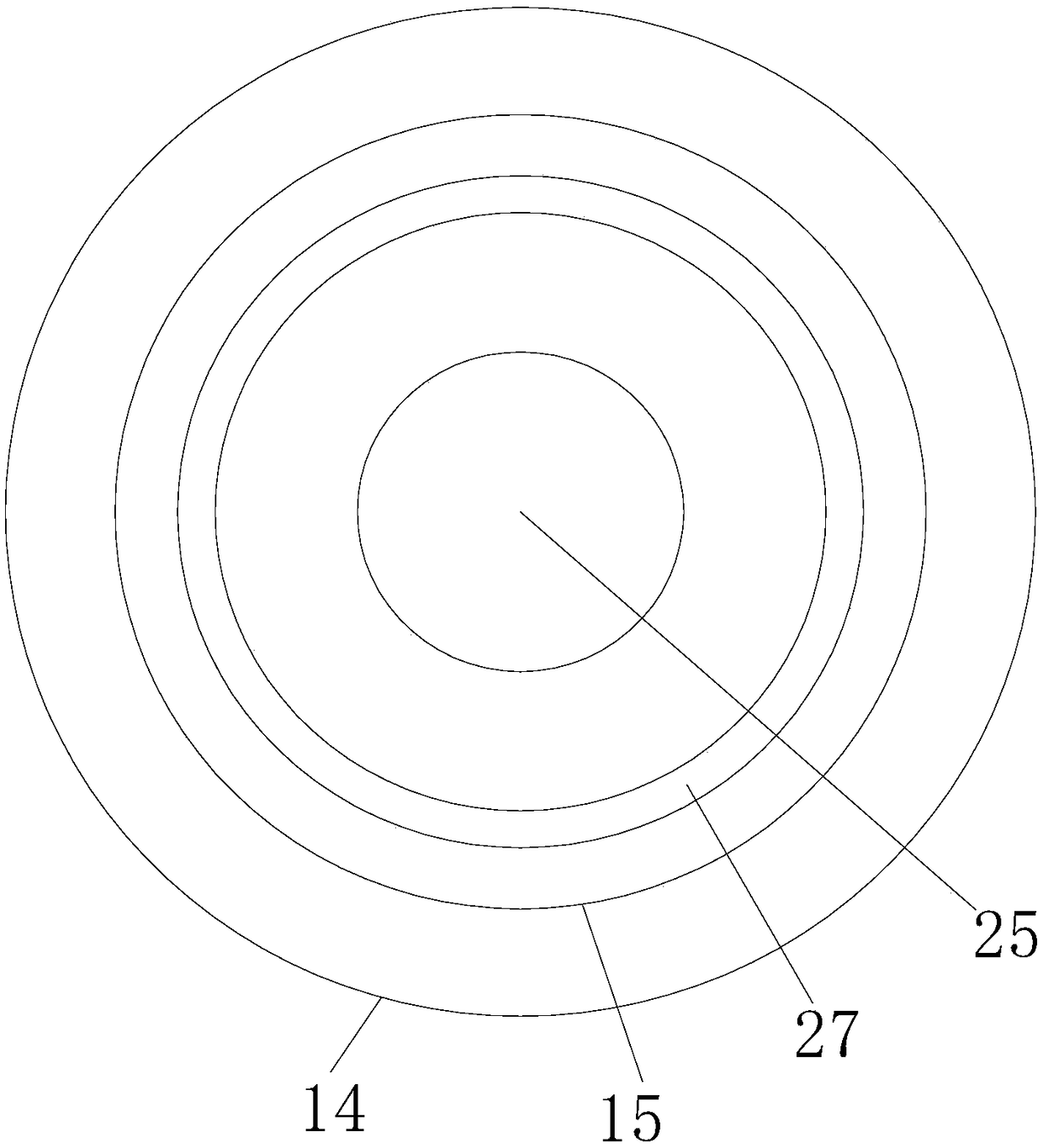 Centrifugal type sludge dehydrating device