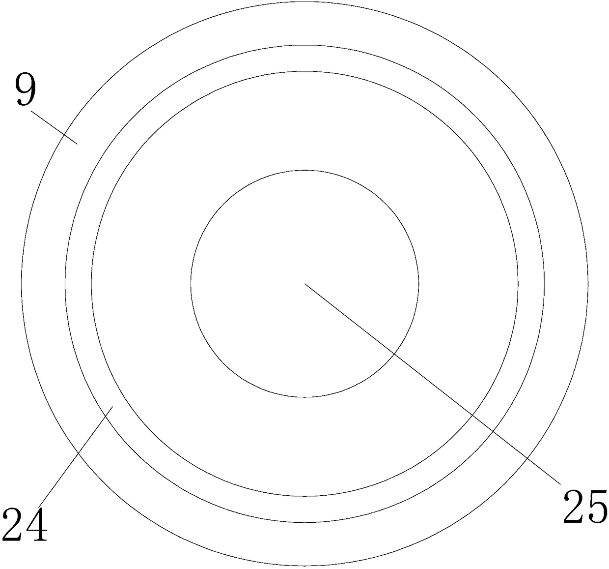 Centrifugal type sludge dehydrating device