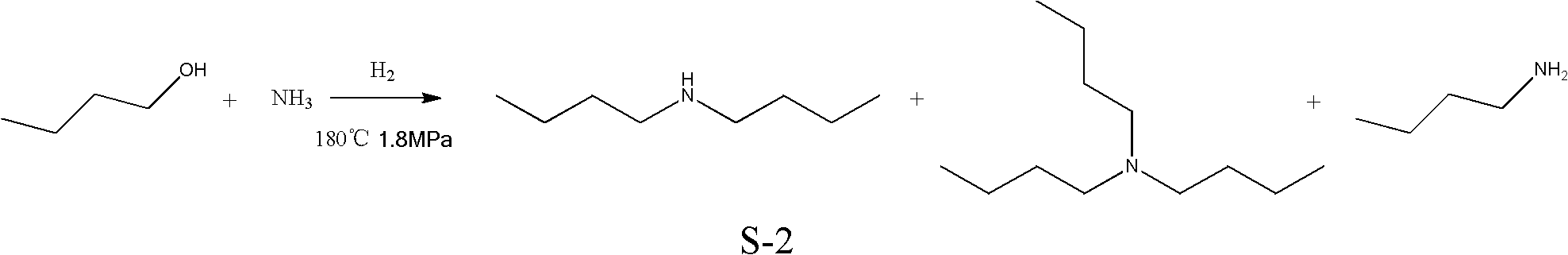 Method for combining tributylamine and used catalyst