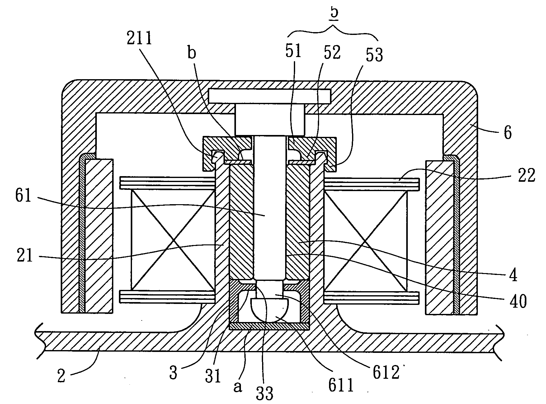 Bearing positioning structure for motor