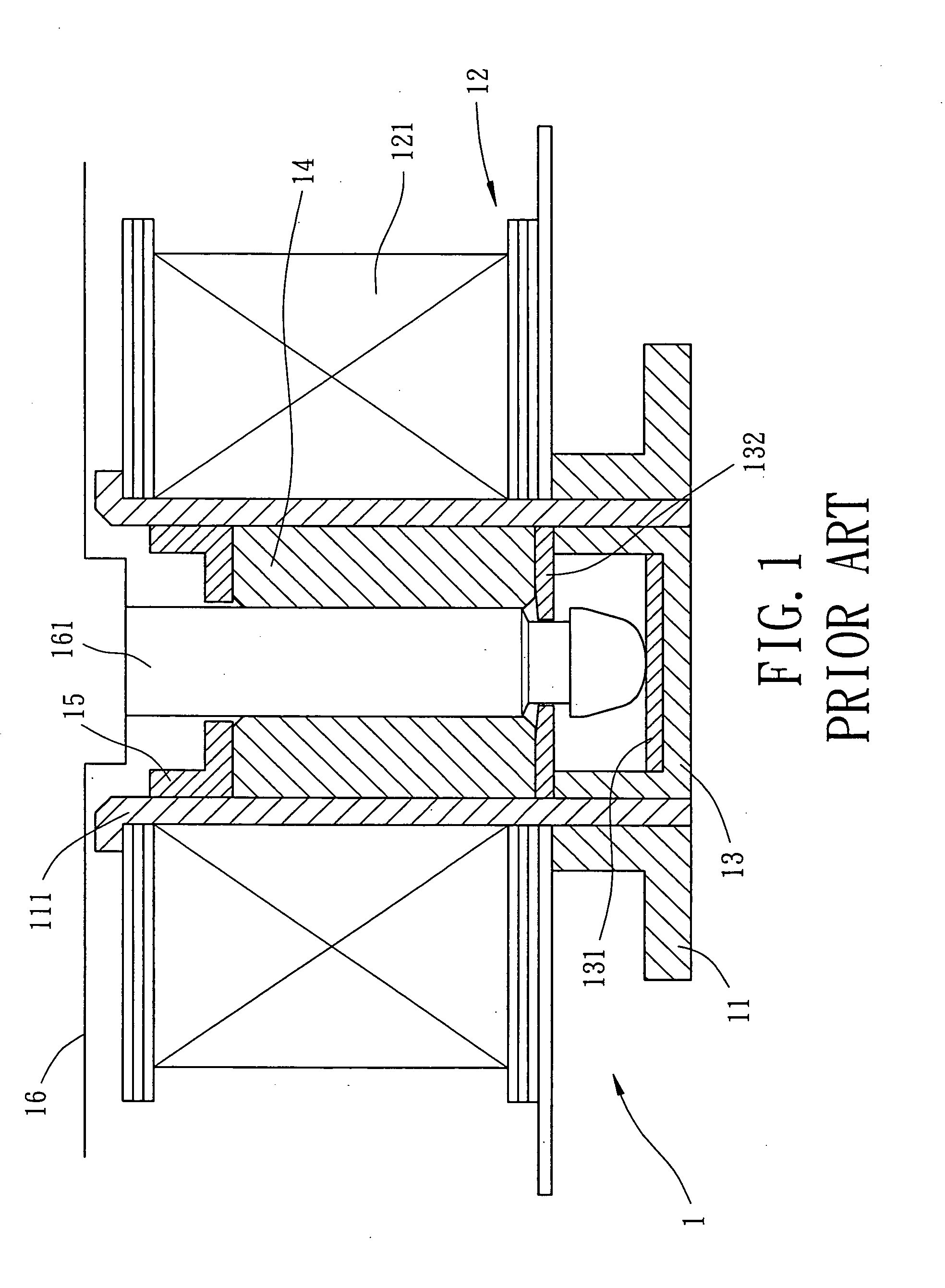 Bearing positioning structure for motor