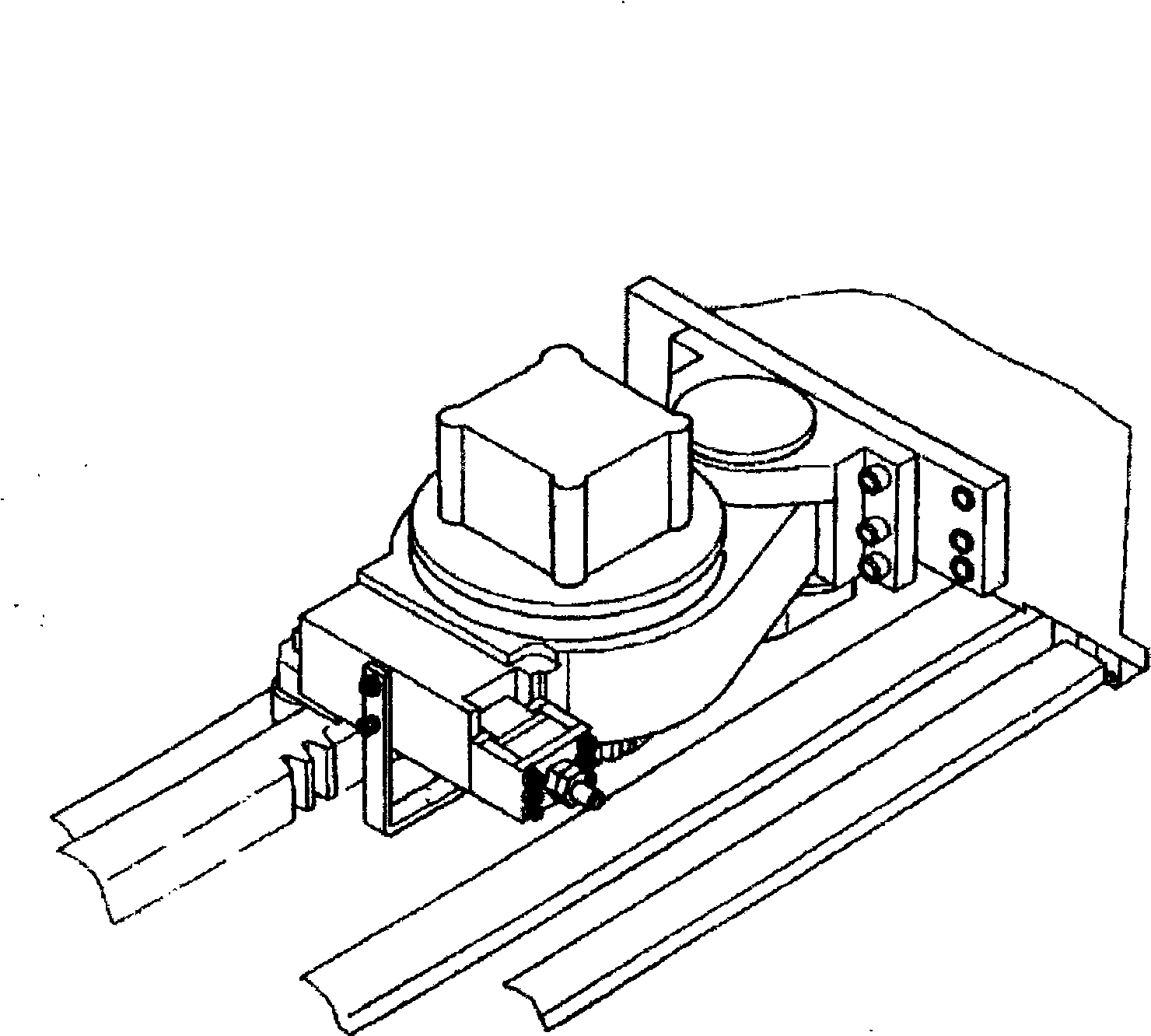 Backlash elimination structure of transmission mechanism