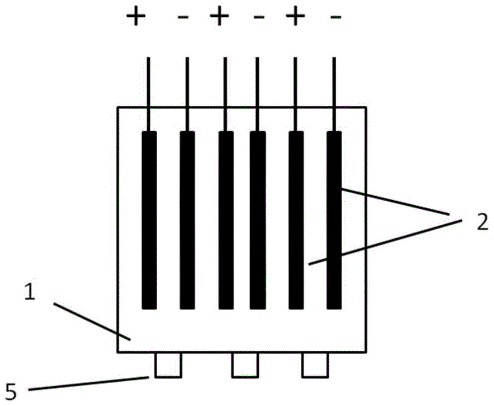 A kind of ectopic flocculation electroflocculation device and ectopic electroflocculation method