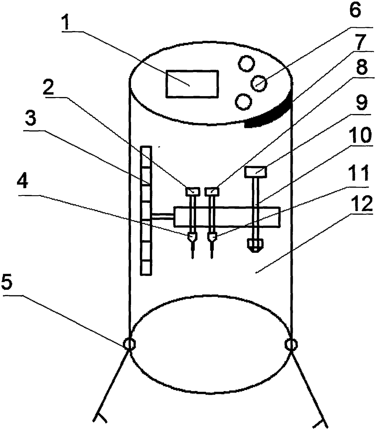 Soil adhesive content tester