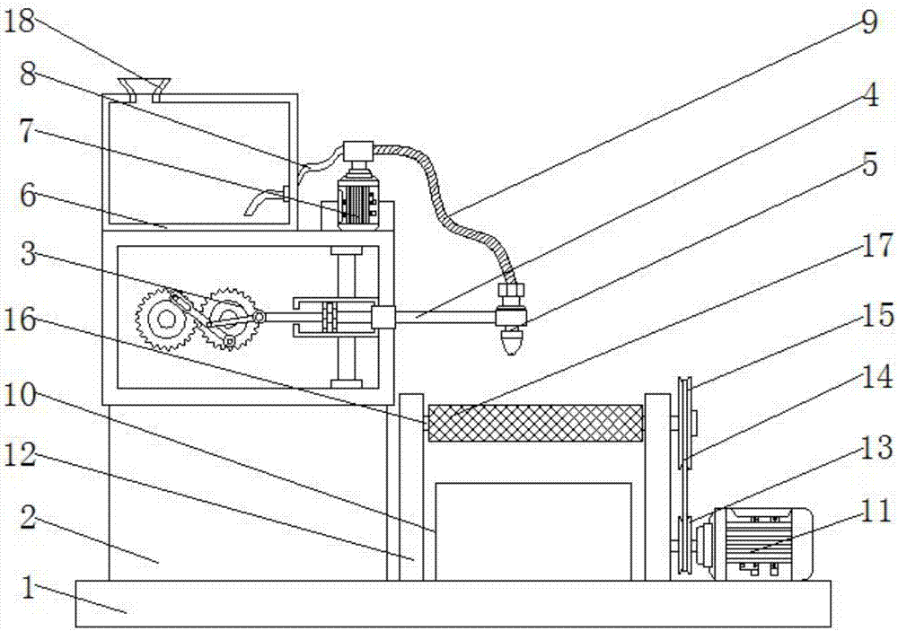 Cleaning device for lithium battery