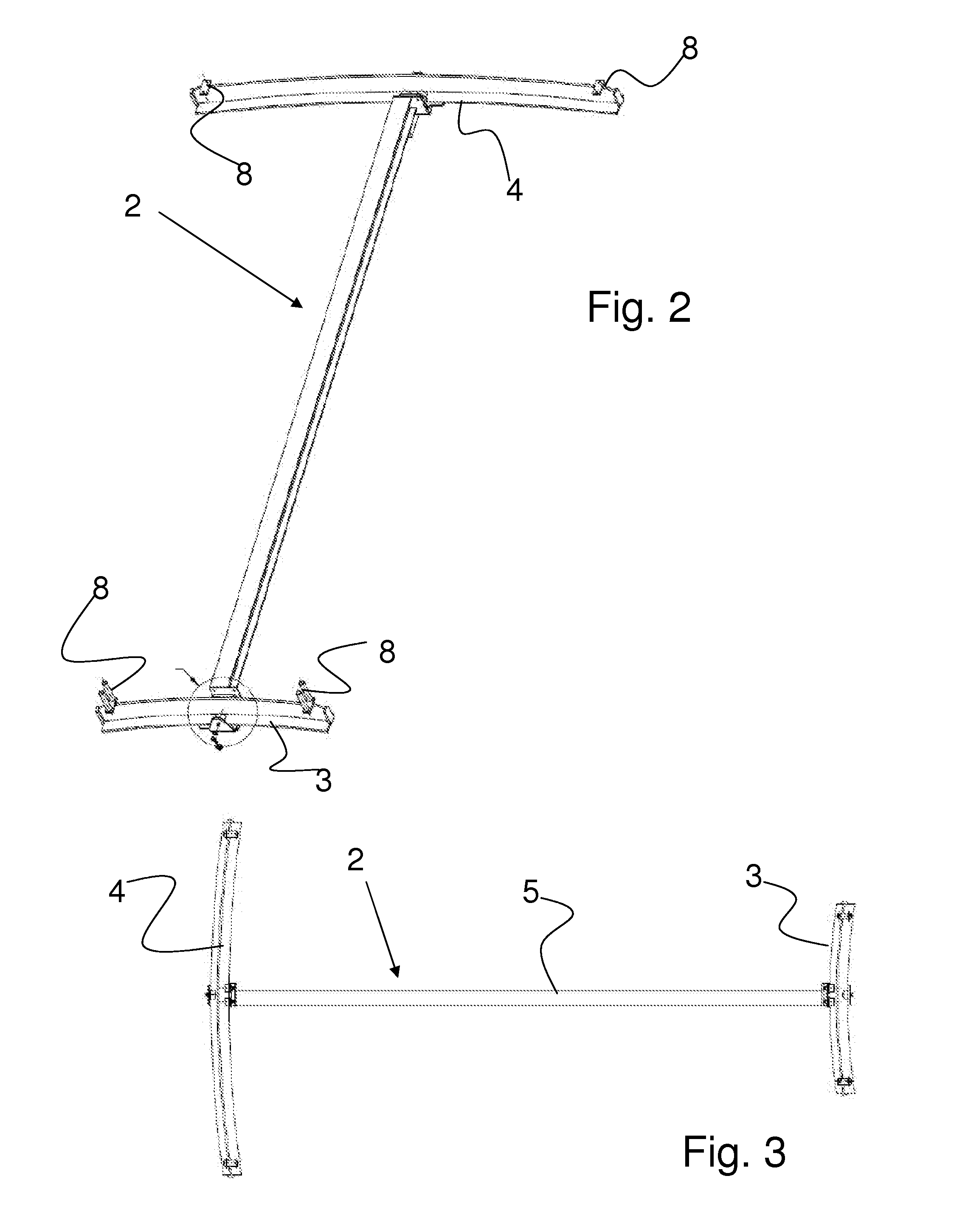 Nacelle travelling crane