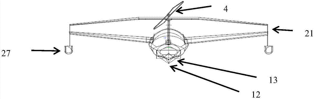 Novel multifunctional box type joined wing water unmanned aerial vehicle