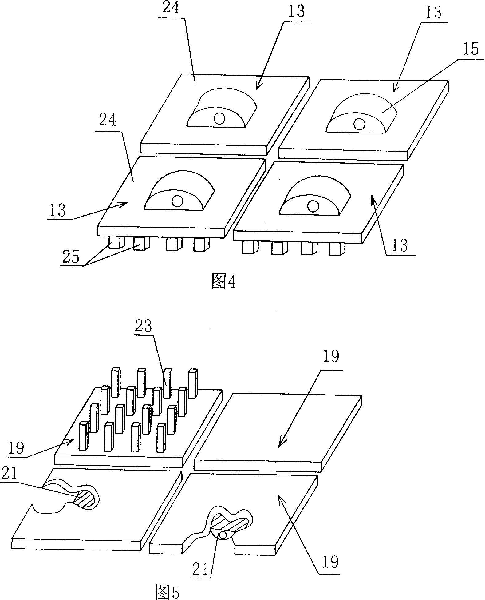 Concrete building block continuous producing technology