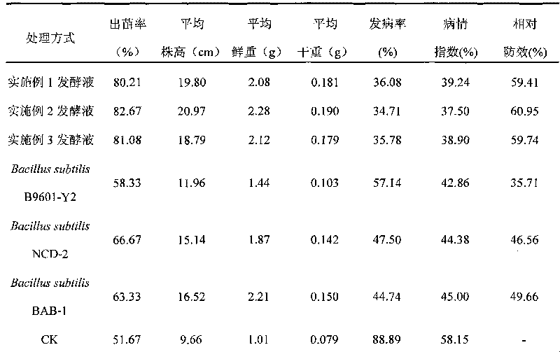 Mixed cooperative fermentation process of bacillus subtilis