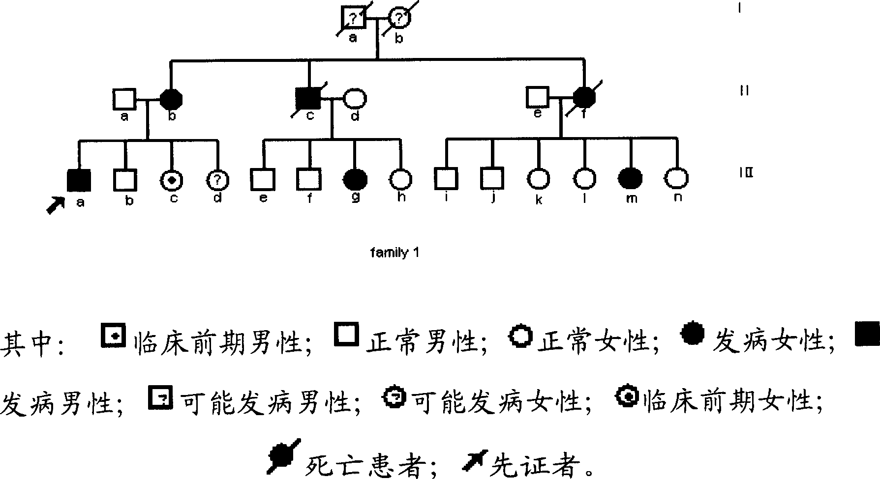 Gene mutation type and gene sequencing method