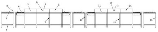 Continuous manufacturing method for antiskid surface