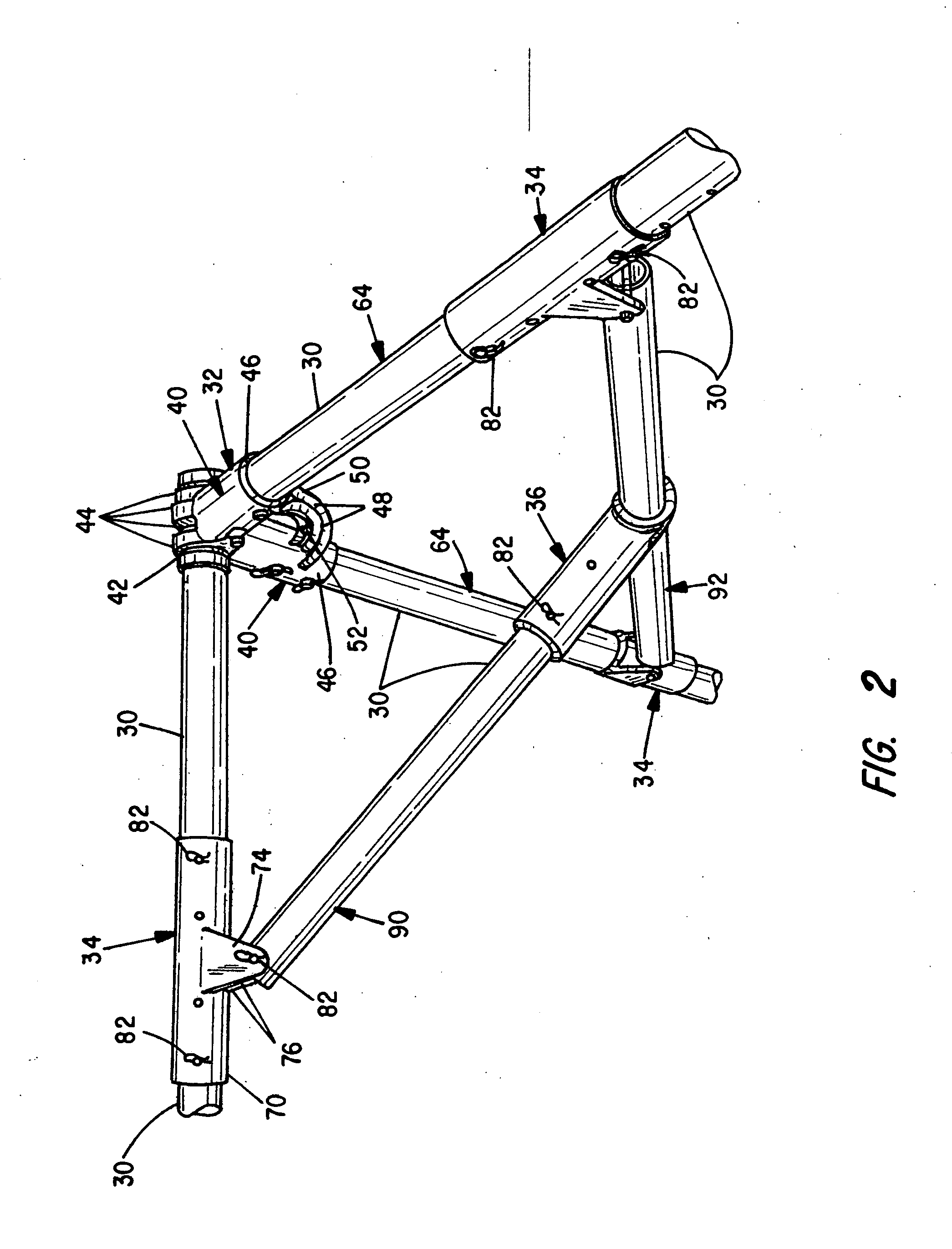 Tent frame coupler assembly